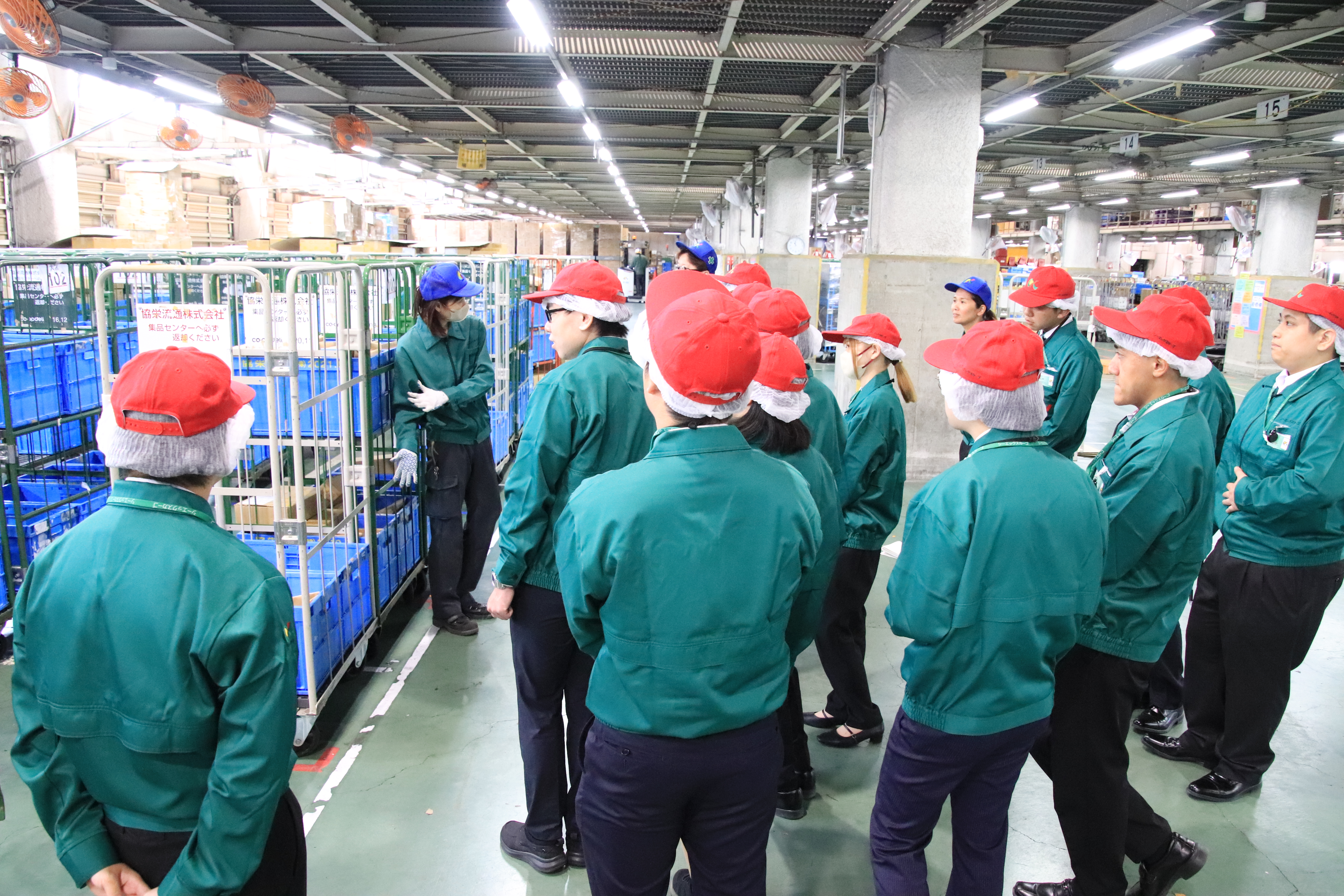 センターの見学で働く職場を知る（高卒）