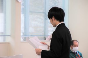 新入社員の決意表明